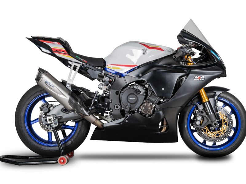 SPARK RACING Komplettanlage EWC VERSION TITANIUM Krümmer d.65mm + FORCE EVO Schalldämpfer