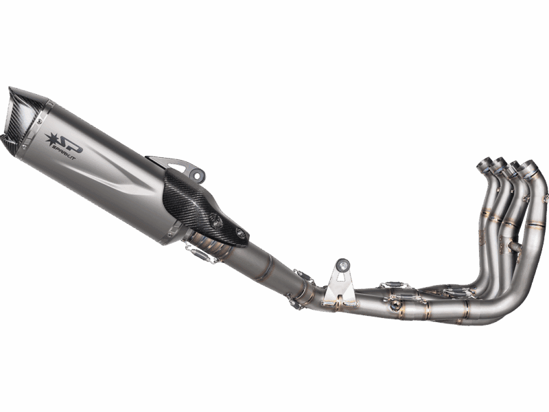 SPARK RACING Komplettsystem: TITANIUM-Sammler d.65mm+FORCE EVO-Schalldämpfer