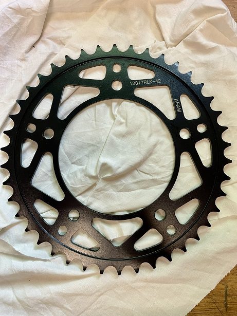 42T AFAM 520 sprocket Original rear wheel